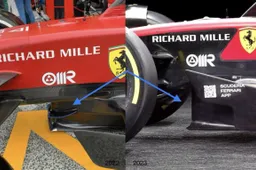 Ferrari SF-23: track rod modificato