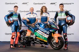 MotoE, Openbank Aspar svela i colori delle Ducati di Zannoni e Torres