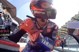 MotoGP: Fabio Quartararo, multa da 1.000 euro per il "gesto del casco"