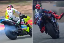 MotoGP Aragon: vola Marquez, "fumata" di Morbidelli, Quartararo che succede?