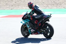 MotoGP, Fabio Quartararo: "Gomme in crisi troppo in fretta"