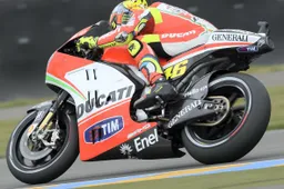 MotoGP: pioggia per i test di Rossi e Ducati al Mugello