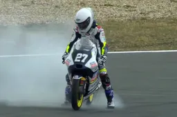 JuniorGP Estoril: Rico Salmela e l'azzardo slick che vale il trionfo, 4° Morosi