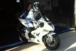 FSBK: primo test per Sebastien Gimbert con la BMW S1000RR 2012