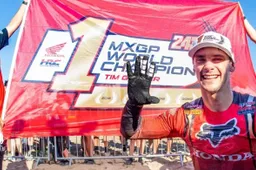 MXGP:  Tim Gajser penta Mondiale, Honda HRC si consola nel Motocross