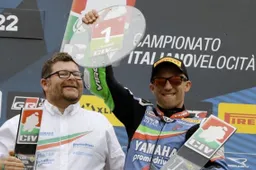 Massimo Roccoli le suona a tutti, la Supersport CIV a Vallelunga è Rock