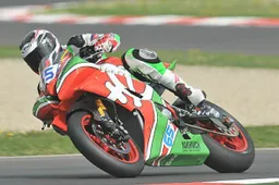 CIV Supersport Moto2 Imola Gara: dominio di Leonov, Bimota in Moto2