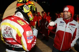 Valentino Rossi, prima vittoria da pilota Ducati (con i Kart)