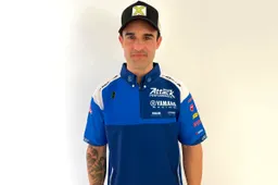 Xavi Forés in blu: con Yamaha alla Daytona 200