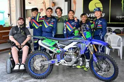 Valentino Rossi, il figlio di Norifumi Abe ospite al Ranch di Tavullia
