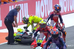 Morbidelli infortunato, mano sinistra fratturata: salta il test a Valencia