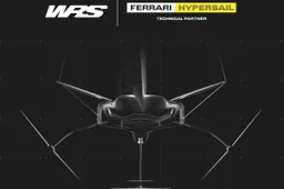 Dalla MotoGP agli oceani: WRS diventa partner di Ferrari Hypersail per il monoscafo volante