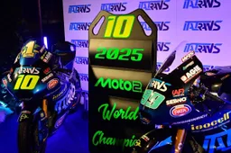 Italtrans ecstatic: after Moreira’s Moto2 world title, the dream of a second world crown in 2026