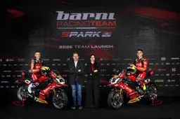 SBK 2026, il team Barni Spark si presenta: grandi ambizioni con la coppia Bautista-Montella