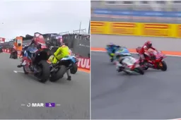 Morbidelli, what are you doing? And Zarco takes out Bagnaia! Unbelievable in Valencia