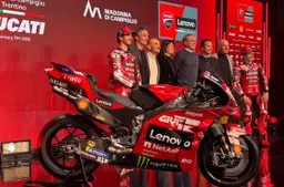 Bagnaia–Marquez face-off on the frozen lake; the Spaniard skips the ski race