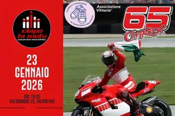 Serata speciale con Capirossi: motociclismo e solidarietà per la ricerca pediatrica