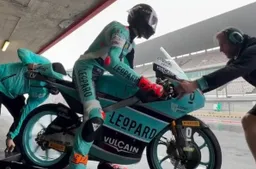 Guido Pini tops his debut with Leopard Honda; Moto3 hampered by bad weather at Portimao