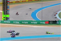 Brividi Moto2, la conta dei danni: Lunetta KO al piede, Alonso e Garcia senza fratture