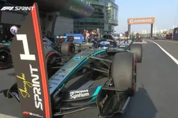 GP Cina: Russell parte forte con la Mercedes schiacciasassi, qualifica Sprint dominata