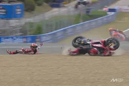 Spanish GP, Practice results: Alex Marquez flies at Jerez; Bagnaia crashes and bounces back