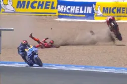 Gara MotoGP Jerez: Marc sbaglia, Alex Marquez detta legge e anche Aprilia può sorridere