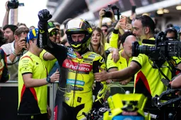 “Mi sono davvero spaventato”: Di Giannantonio, primo trionfo con VR46 dopo il caos