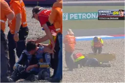 Scary double crash for the Gresini team: how are Márquez and Aldeguer?