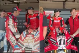 Kayla Yaakov con le Ducati MotoGP e SBK: la stellina USA incanta a Misano