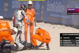 It's tough": disaster at Misano, Marco Bezzecchi takes responsibility