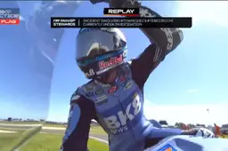 Bezzecchi Rear-Ends Him, Alex Marquez Gets Angry: What Happened at Phillip Island