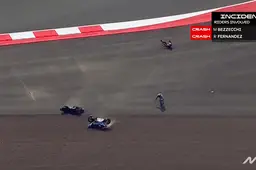 Bezzecchi e Fernandez che botta! Due Aprilia subito eliminate dalla Sprint MotoGP - VIDEO