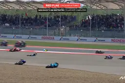 Moto2 da paura, botto multiplo e bandiera rossa: cos'è successo in Indonesia