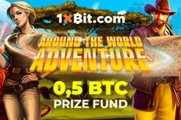 Doe mee aan het 1xBit adventure met een prijzenpot van 120 mBTC