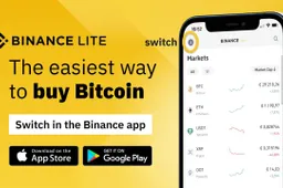 Binance maakt het kopen van cryptocurrencies gemakkelijker met Binance Lite