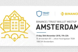 Binance / Trust Wallet Amsterdam meet-up op vrijdag 30 november