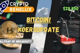 CryptoBenelux video: Bull trap of een break-out?