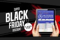 Bitcoin Meester kondigt hoge Black Friday kortingen aan op transactiekosten!