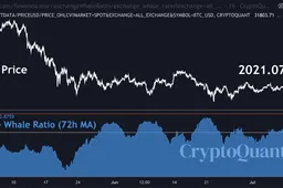 Bitcoin whales zorgen voor grote verkoopdruk
