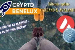 CryptoBenelux video: Cardano (ADA) en Avalanche (AVAX) analyses