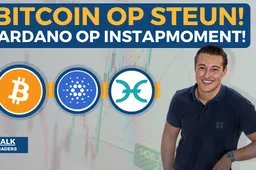 Bitcoin houdt belangrijk level vast! Is dit een goed instapmoment voor Cardano?