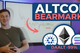 Wat doet de bearmarkt met altcoins, zoals Cardano, Ethereum en Solana?