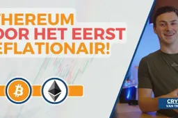 Ethereum voor het eerst sinds Merge deflationair!