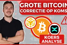 Waarschuwing! Een grote Bitcoin correctie is op komst! En twee altcoinverzoeken: BNB en EGLD