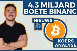 BREAKING! 4.3 miljard boete voor Binance! CEO Binance CZ de bak in?! Wat betekent dit voor crypto?