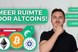 Prijsuitbraak Cardano (ADA) en Ethereum (ETH)! Bitcoin neemt adempauze! Meer ruimte voor altcoins?