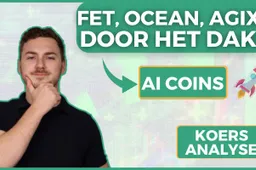 AI coins gaan door het dak! FET, OCEAN, AGIX koersanalyse! Waar ligt de top? Bitcoin koersanalyse
