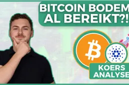 Gaat het dan echt gebeuren?! Bitcoin bodem al bereikt?! Grote stijging Cardano (ADA) aanstaande?