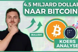 Dit moet je zien! 4.6 miljard dollar stroomt richting Bitcoin! En grote prijsuitbraak FetchAI!