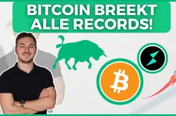 Bitcoin breekt alle records! Gigantische instroom van nieuw geld! RUNE op weg richting ATH!